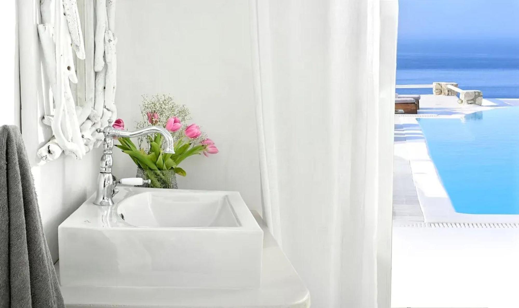 Paradisiacal With Pool And Sea View In Mykonos Villa *