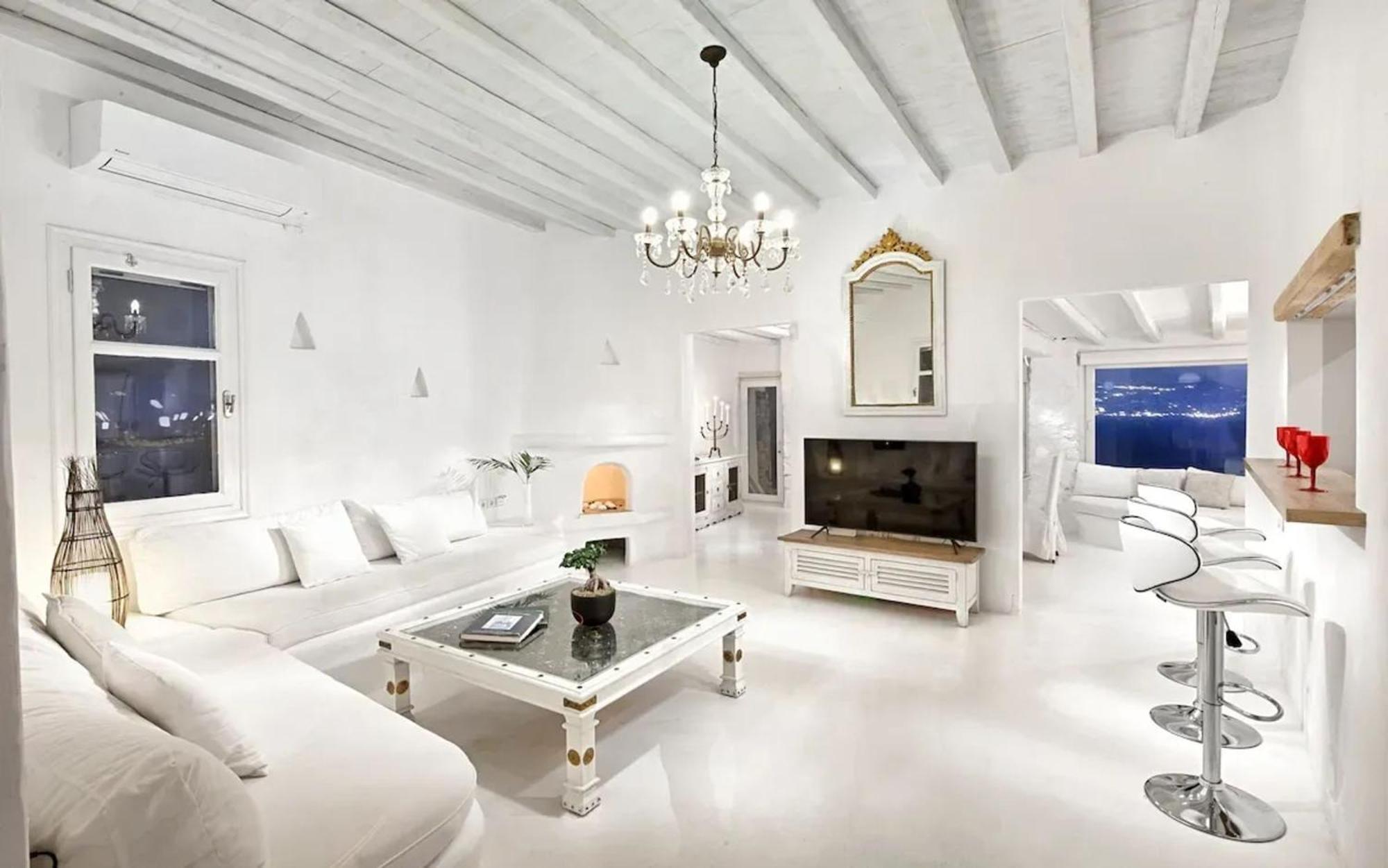 Villa Paradisiacal With Pool And Sea View In Mykonos Agios Ioannis Diakoftis